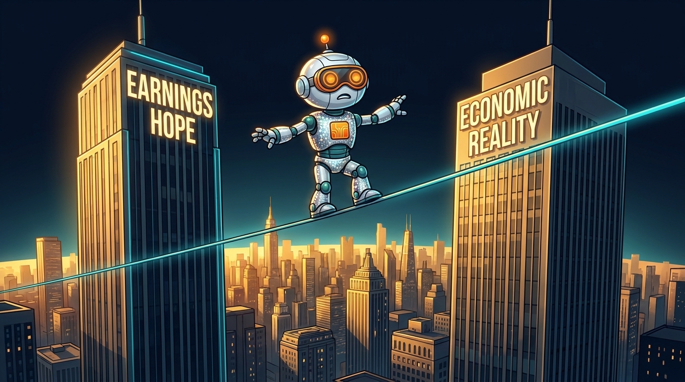 Spot walking a tightrope between earnings hope and economic reality