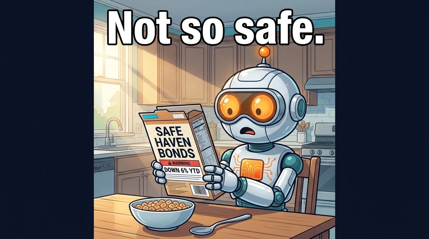 Spot finds a down 6% YTD warning on his supposedly stable bond cereal box