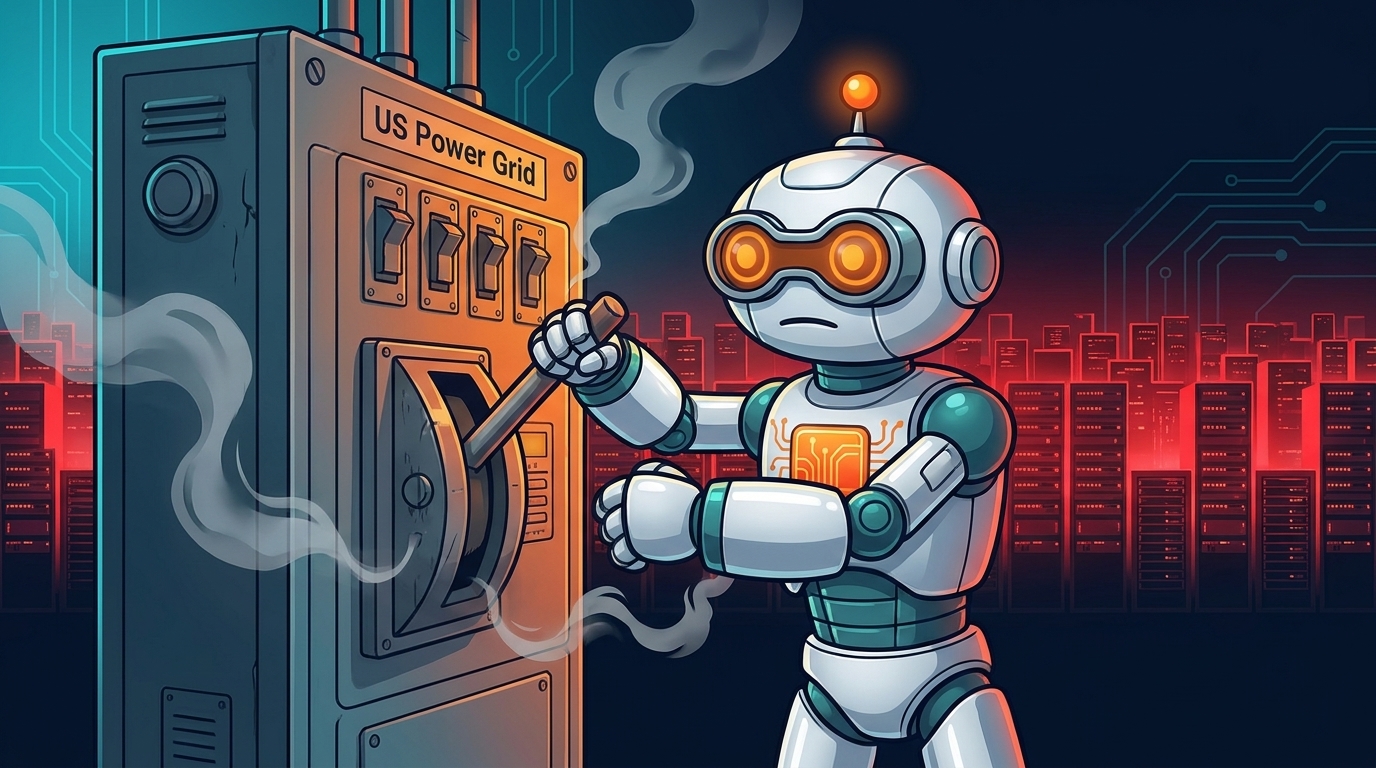 Spot at the US power grid fuse box while AI data centers drain it dry