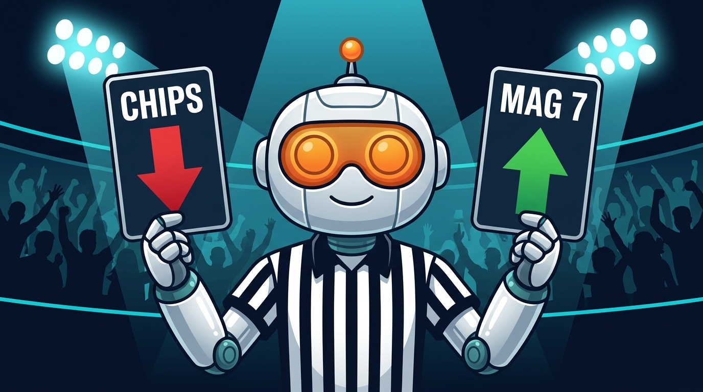 Spot refereeing a Chips vs Mag 7 sector rotation fight