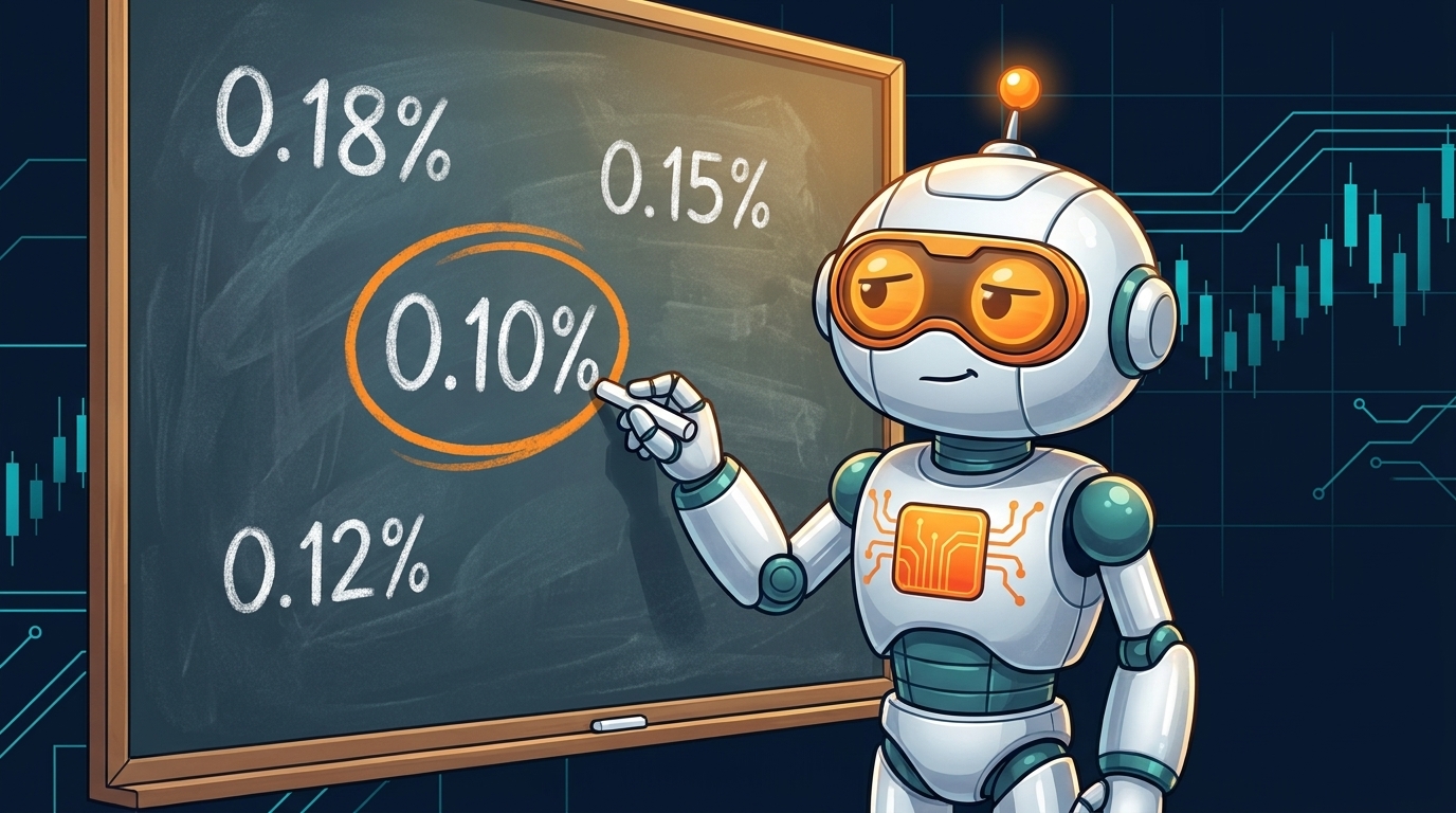 Spot at a chalkboard circling the lowest Nasdaq-100 ETF fee