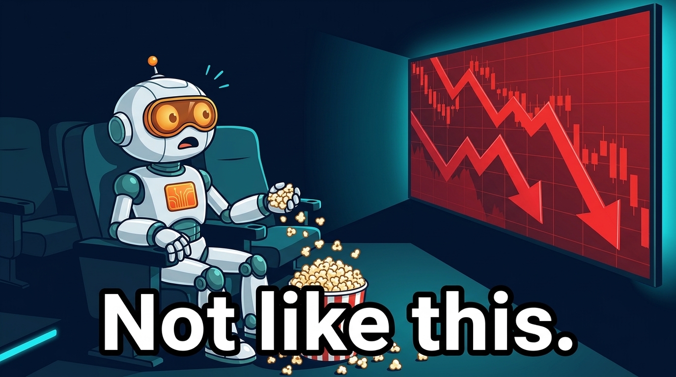 Spot watching a tech selloff in horror at the movies