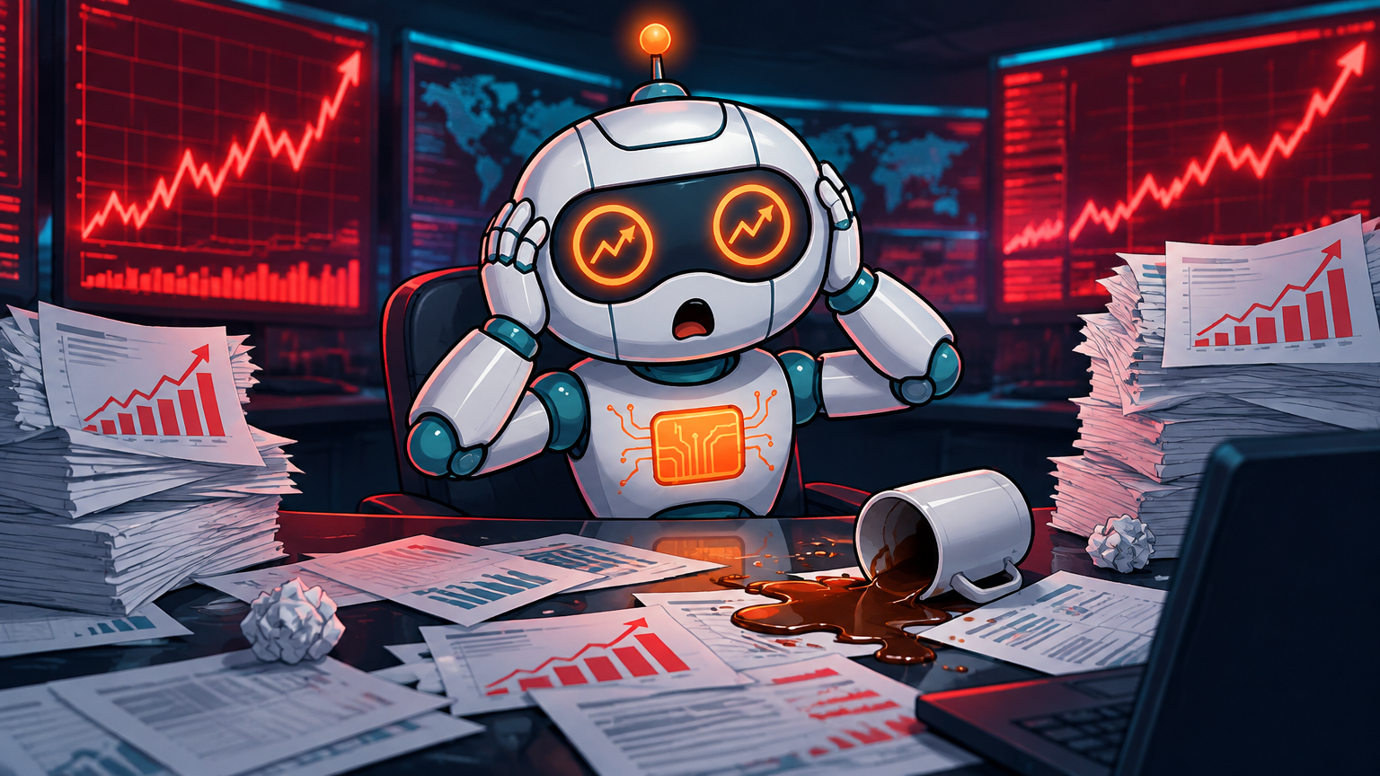Spot stares in disbelief at CDS volume reports piling up on his desk