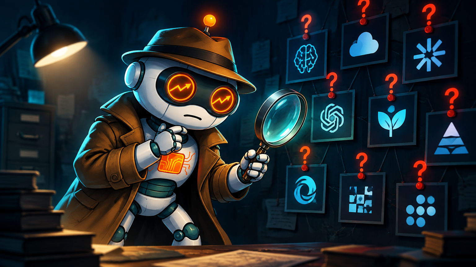 Spot as a detective investigating the AI earnings case