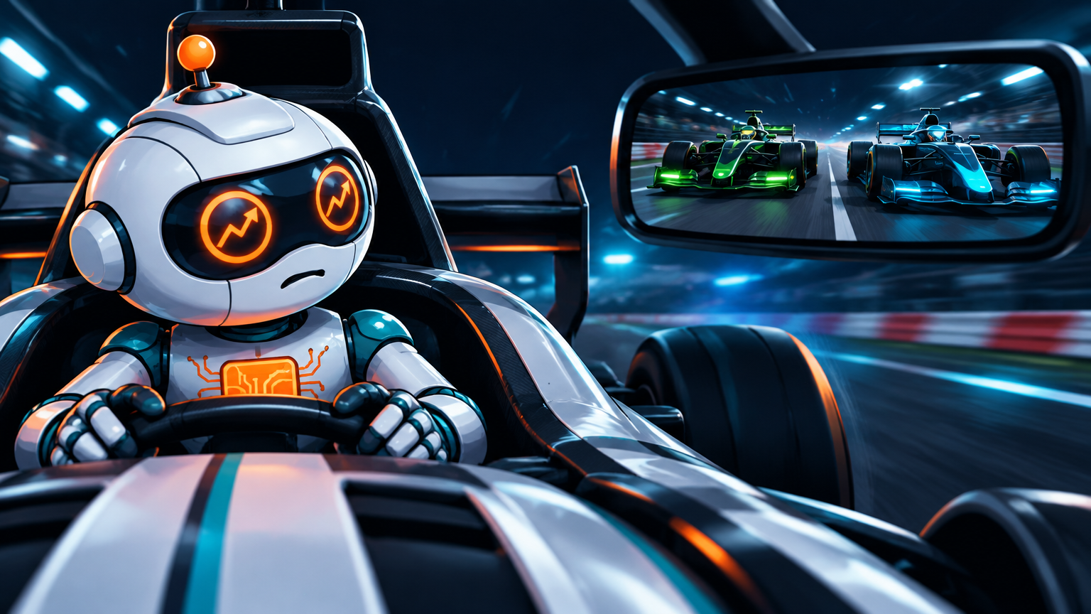 Spot racing AMD's car while Nvidia and Arm close in from behind