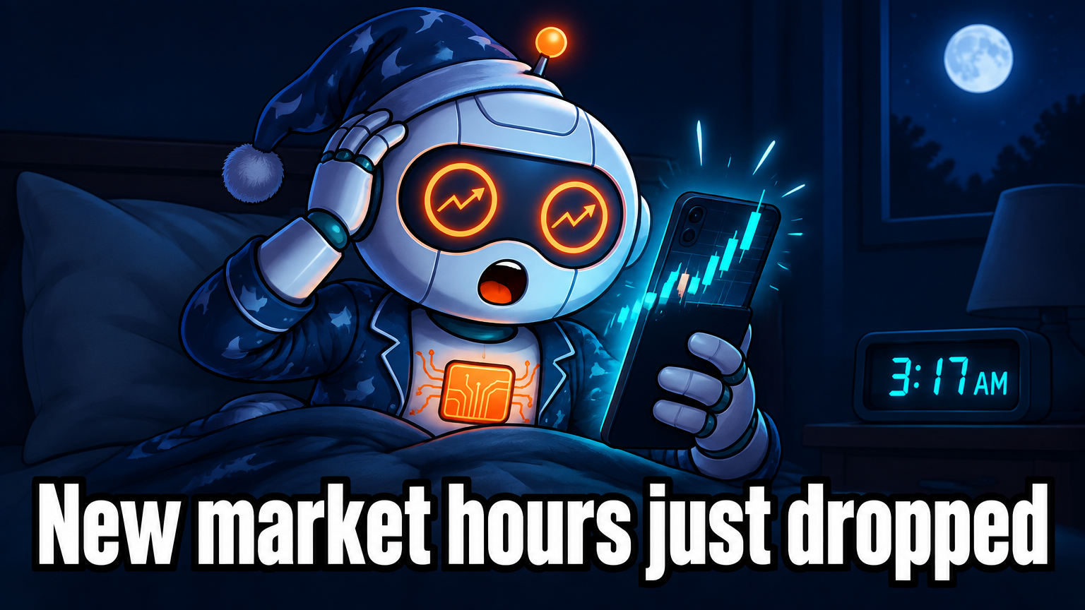 Spot checking stock prices at 3am in pajamas